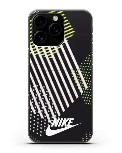 Чехол с паттерном Nike силиконовый для iPhone 16 Pro Max