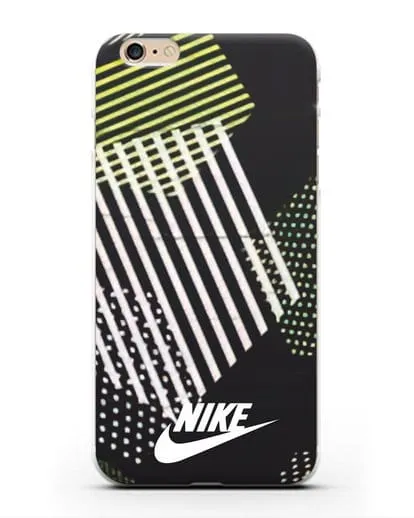 Чехол с паттерном Nike силиконовый для iPhone 6s Plus