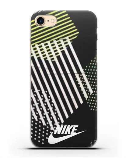 Чехол с паттерном Nike силиконовый для iPhone 8