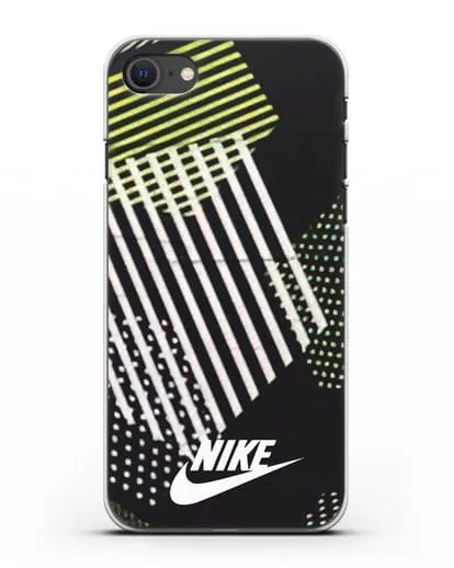 Чехол с паттерном Nike силиконовый для iPhone SE 2020