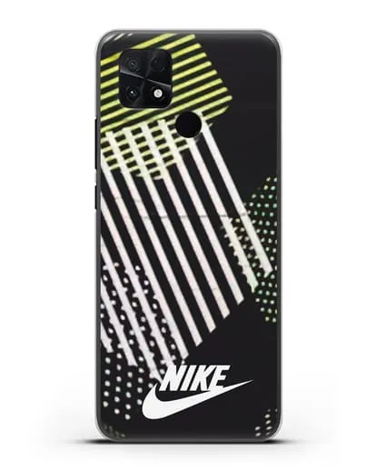 Чехол с паттерном Nike силиконовый для Xiaomi Poco C40