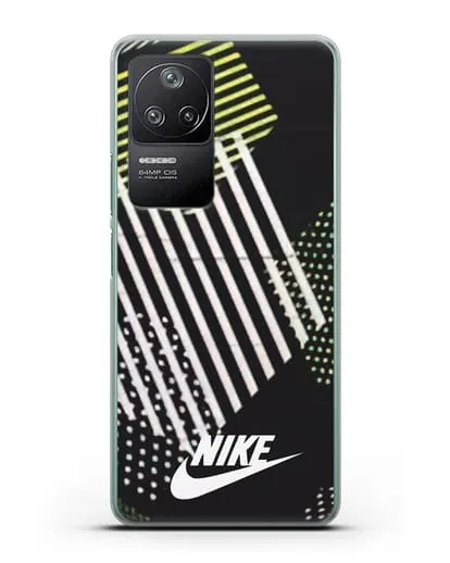 Чехол с паттерном Nike силиконовый для Xiaomi Poco F4