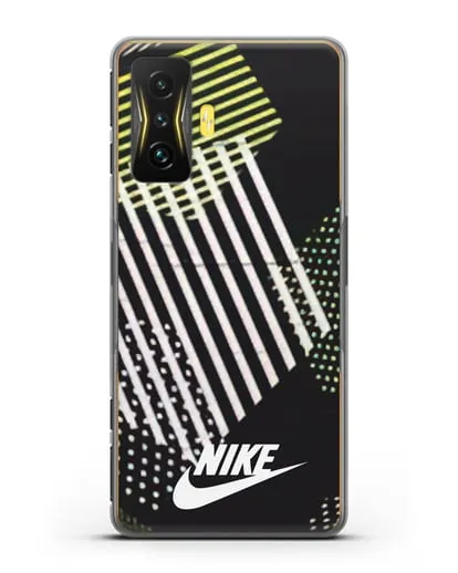 Чехол с паттерном Nike силиконовый для Xiaomi Poco F4 GT