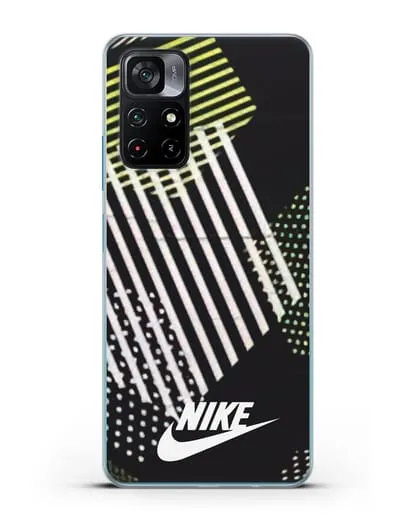 Чехол с паттерном Nike силиконовый для Xiaomi Poco M4 Pro 5G