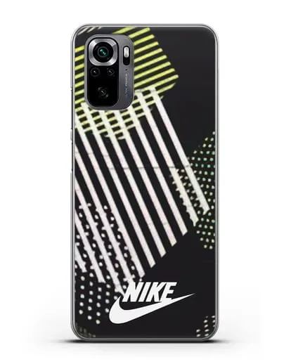 Чехол с паттерном Nike силиконовый для Xiaomi Poco M5s