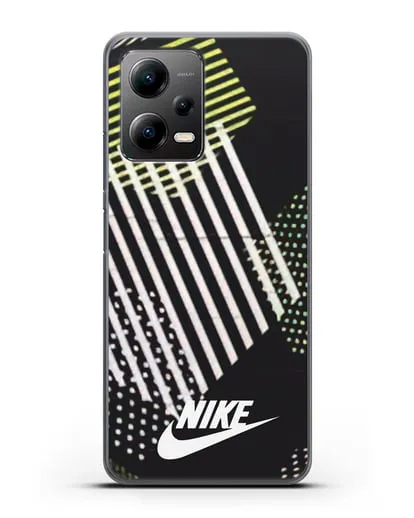 Чехол с паттерном Nike силиконовый для Xiaomi Poco X5