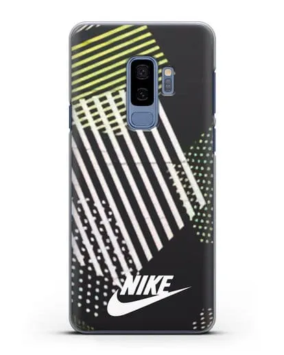 Чехол с паттерном Nike силиконовый для Samsung Galaxy S9 Plus [SM-G965F]