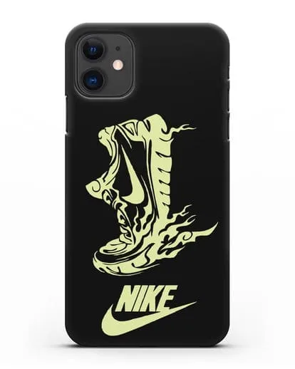 Чехол с обувью Nike силиконовый для iPhone 11