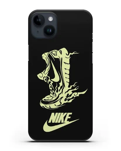 Чехол с обувью Nike силиконовый для iPhone 14 Plus