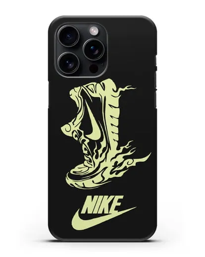 Чехол с обувью Nike силиконовый для iPhone 15 Pro Max