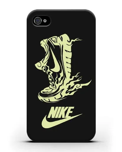 Чехол с обувью Nike силиконовый для iPhone 4/4s