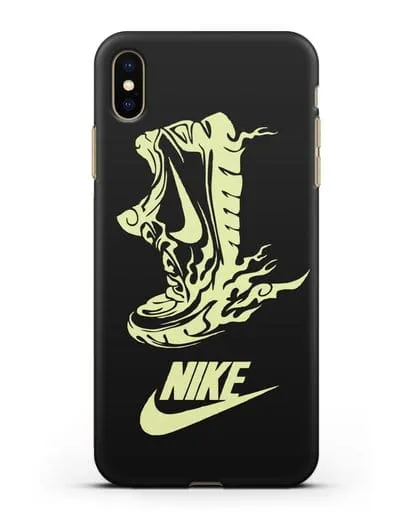 Чехол с обувью Nike силиконовый для iPhone XS Max