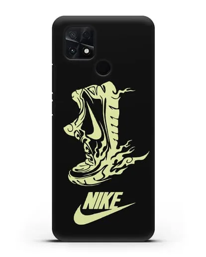 Чехол с обувью Nike силиконовый для Xiaomi Poco C40