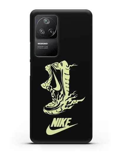 Чехол с обувью Nike силиконовый для Xiaomi Poco F4