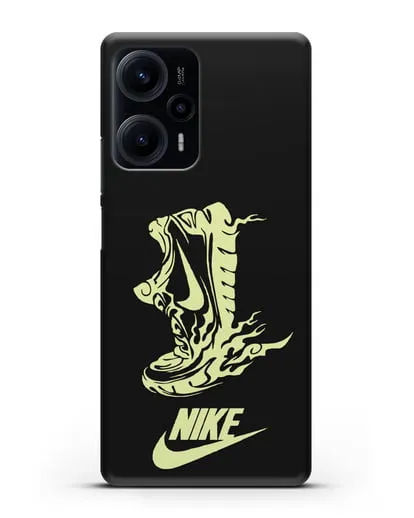 Чехол с обувью Nike силиконовый для Xiaomi Poco F5