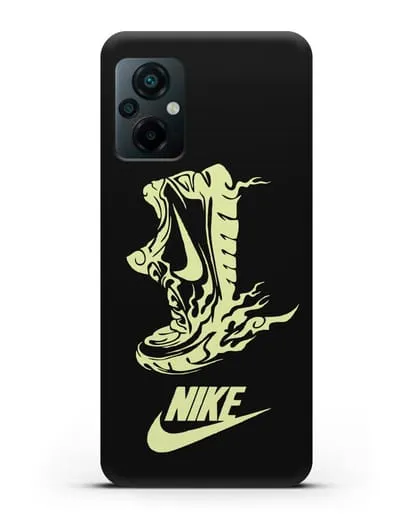 Чехол с обувью Nike силиконовый для Xiaomi Poco M5