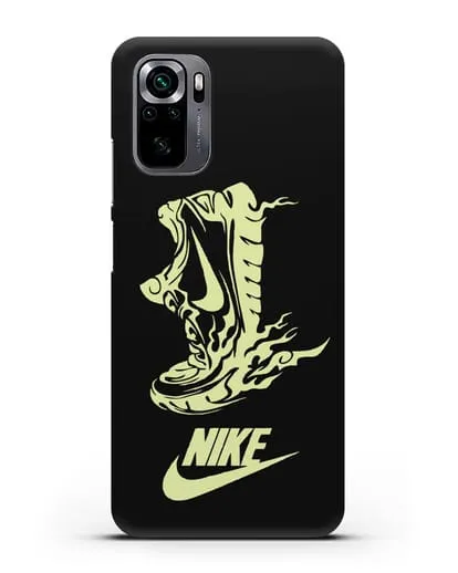 Чехол с обувью Nike силиконовый для Xiaomi Poco M5s