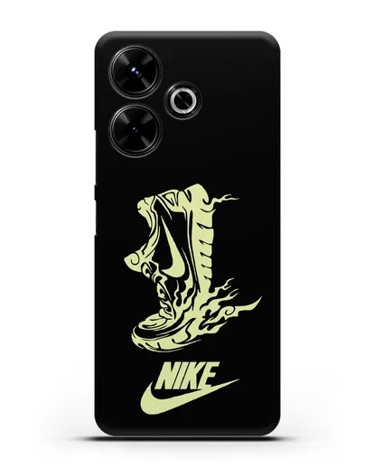 Чехол с обувью Nike силиконовый для Xiaomi Poco M6