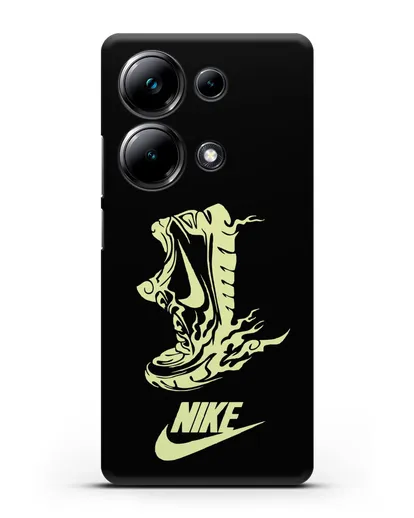 Чехол с обувью Nike силиконовый для Xiaomi Poco M6 Pro