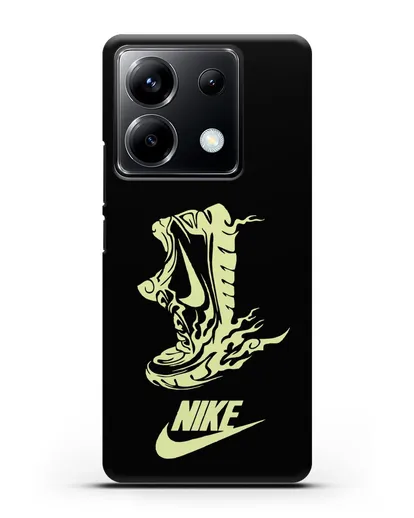Чехол с обувью Nike силиконовый для Xiaomi Poco X6