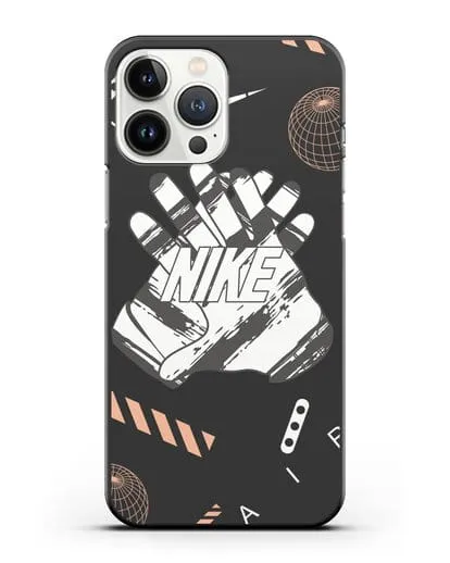 Чехол с логотипом Air Nike силиконовый для iPhone 13 Pro Max