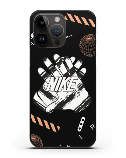 Чехол с логотипом Air Nike силиконовый для iPhone 14 Pro Max