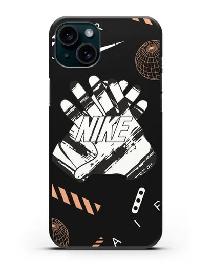 Чехол с логотипом Air Nike силиконовый для iPhone 15 Plus