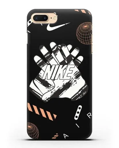 Чехол с логотипом Air Nike силиконовый для iPhone 8 Plus