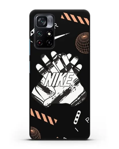 Чехол с логотипом Air Nike силиконовый для Xiaomi Poco M4 Pro 5G