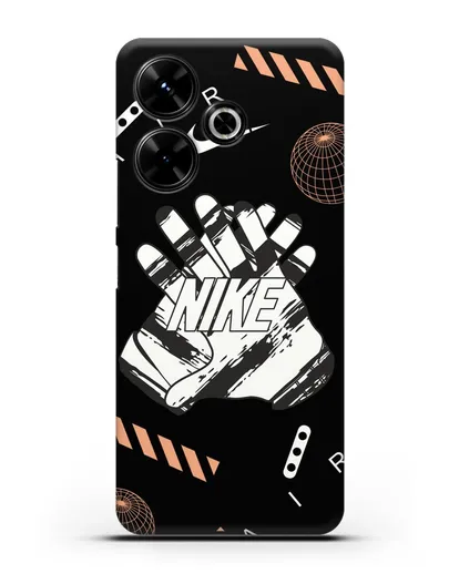 Чехол с логотипом Air Nike силиконовый для Xiaomi Poco M6