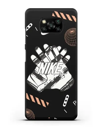 Чехол с логотипом Air Nike силиконовый для Xiaomi Poco X3