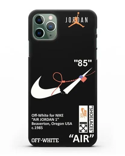 Чехол с дизайном Nike на стяжке силиконовый для iPhone 11 Pro Max