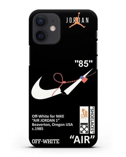 Чехол с дизайном Nike на стяжке силиконовый для iPhone 12 mini