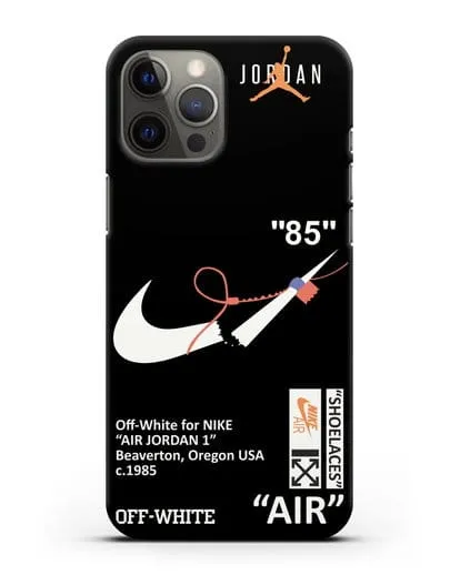 Чехол с дизайном Nike на стяжке силиконовый для iPhone 12 Pro Max