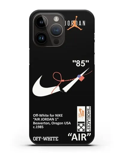 Чехол с дизайном Nike на стяжке силиконовый для iPhone 14 Pro Max