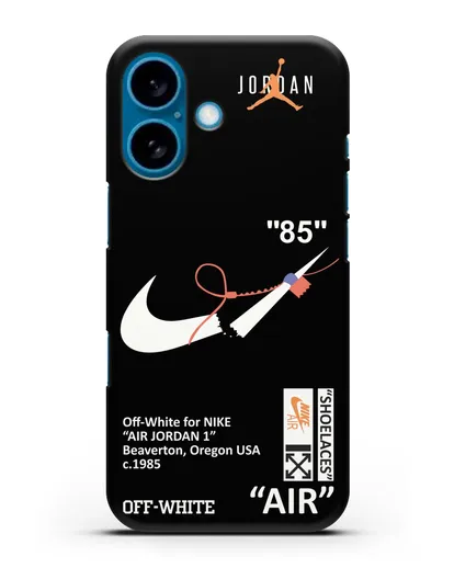 Чехол с дизайном Nike на стяжке силиконовый для iPhone 16