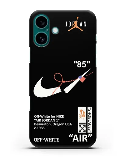 Чехол с дизайном Nike на стяжке силиконовый для iPhone 16 Plus