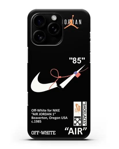 Чехол с дизайном Nike на стяжке силиконовый для iPhone 16 Pro Max