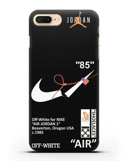 Чехол с дизайном Nike на стяжке силиконовый для iPhone 8 Plus