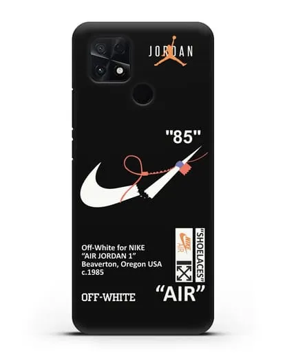 Чехол с дизайном Nike на стяжке силиконовый для Xiaomi Poco C40