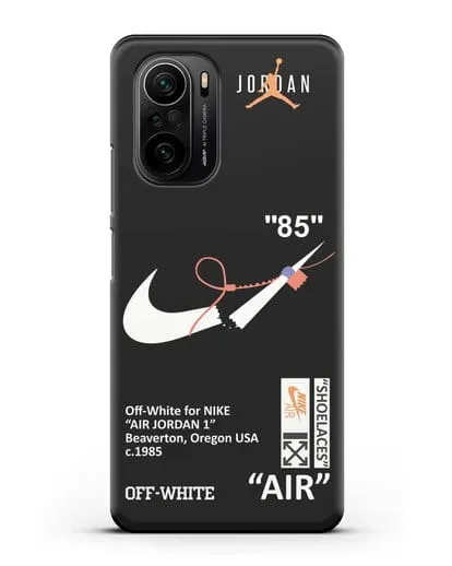 Чехол с дизайном Nike на стяжке силиконовый для Xiaomi Poco F3
