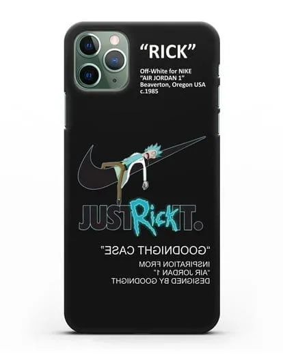 Чехол с принтом Just Rick it силиконовый для iPhone 11 Pro Max