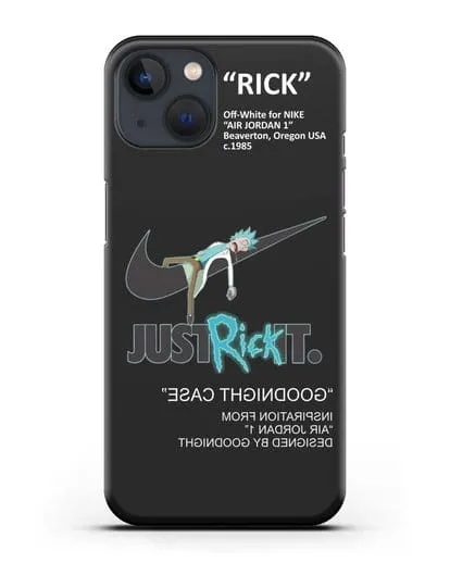 Чехол с принтом Just Rick it силиконовый для iPhone 13 Mini