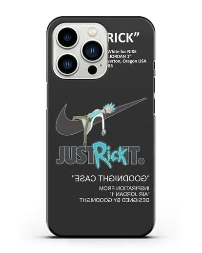 Чехол с принтом Just Rick it силиконовый для iPhone 13 Pro