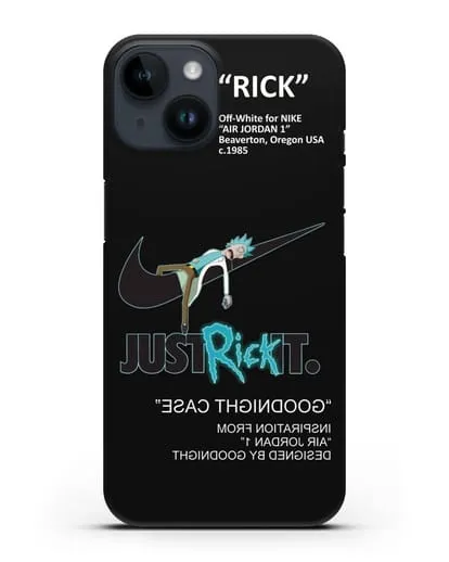 Чехол с принтом Just Rick it силиконовый для iPhone 14