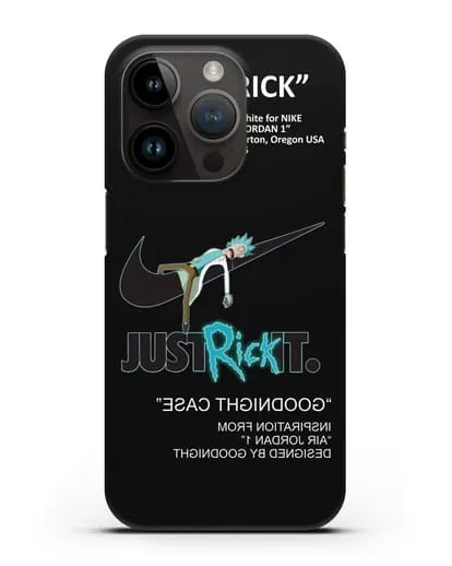 Чехол с принтом Just Rick it силиконовый для iPhone 14 Pro