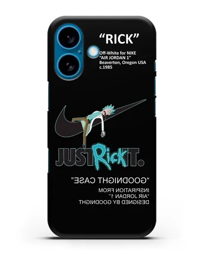 Чехол с принтом Just Rick it силиконовый для iPhone 16