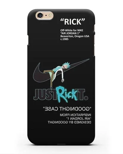 Чехол с принтом Just Rick it силиконовый для iPhone 6s Plus
