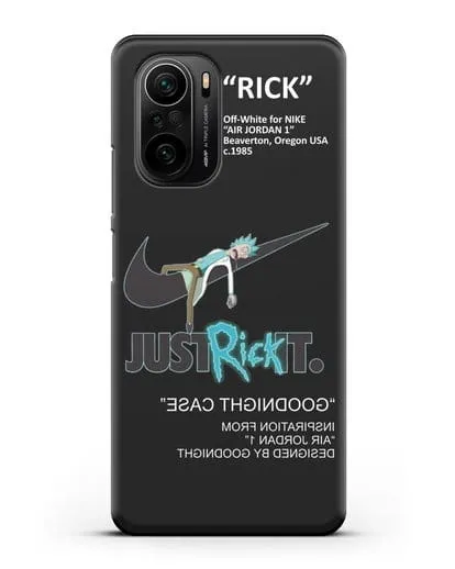 Чехол с принтом Just Rick it силиконовый для Xiaomi Poco F3 Pro