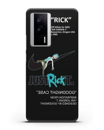 Чехол с принтом Just Rick it силиконовый для Xiaomi Poco F5 Pro